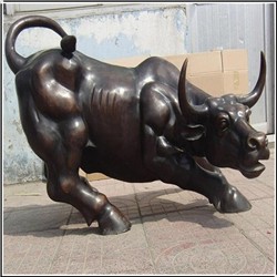 广场铜牛雕塑