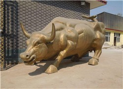 大型铜牛雕塑