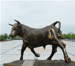 大型铜雕牛定制